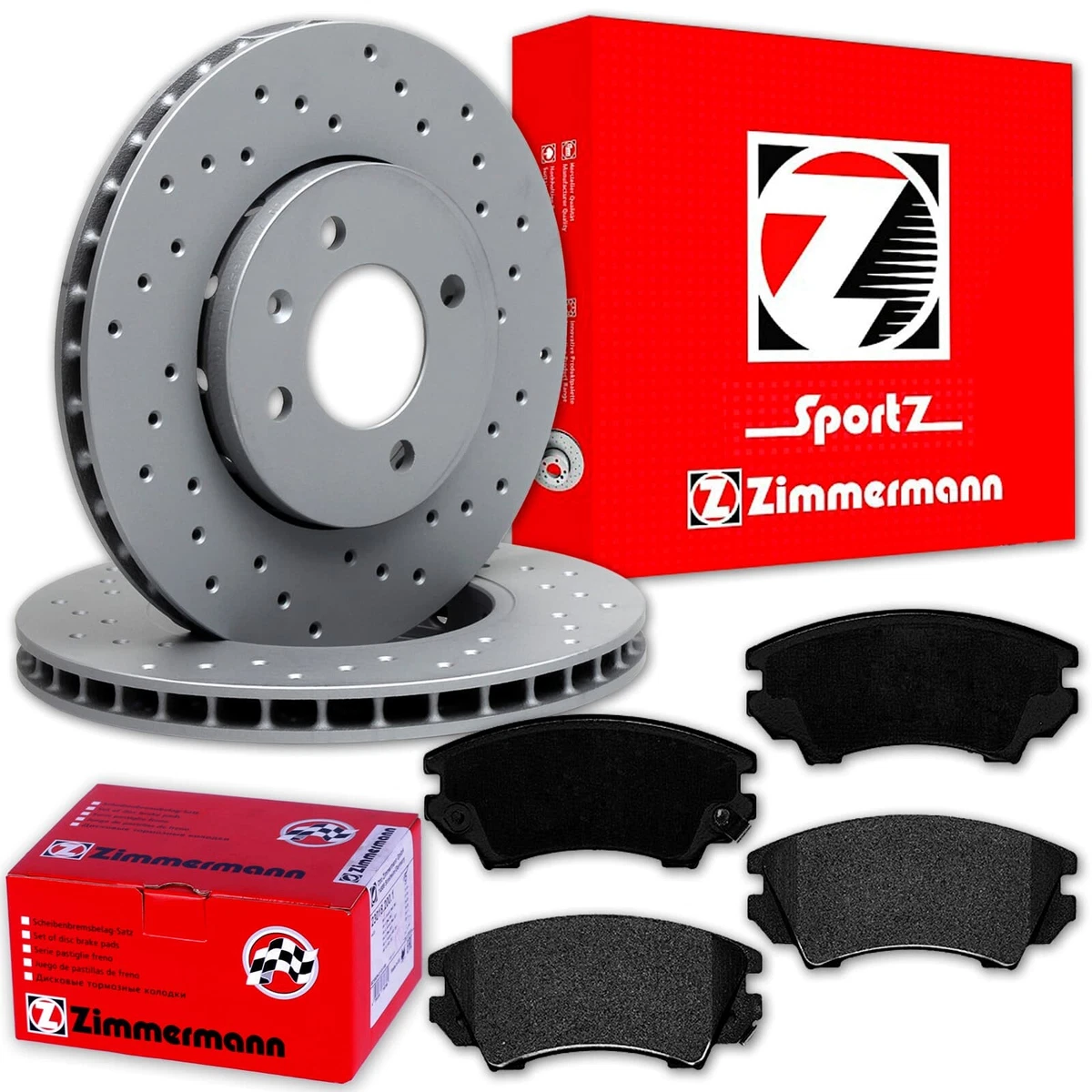 Гальмівні диски та колодки Zimmermann для Opel Zafira A ВЕН (T98)