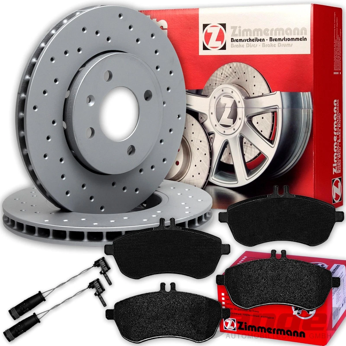 Гальмівні колодки та диски Zimmermann для MERCEDES-BENZ E-CLASS T-Model (S212)