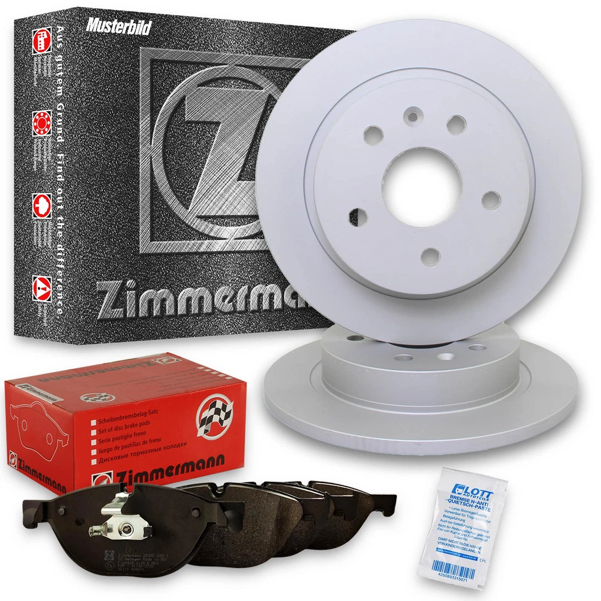 Гальмівні диски та колодки Zimmermann для SEAT IBIZA IV SPORTCOUPE