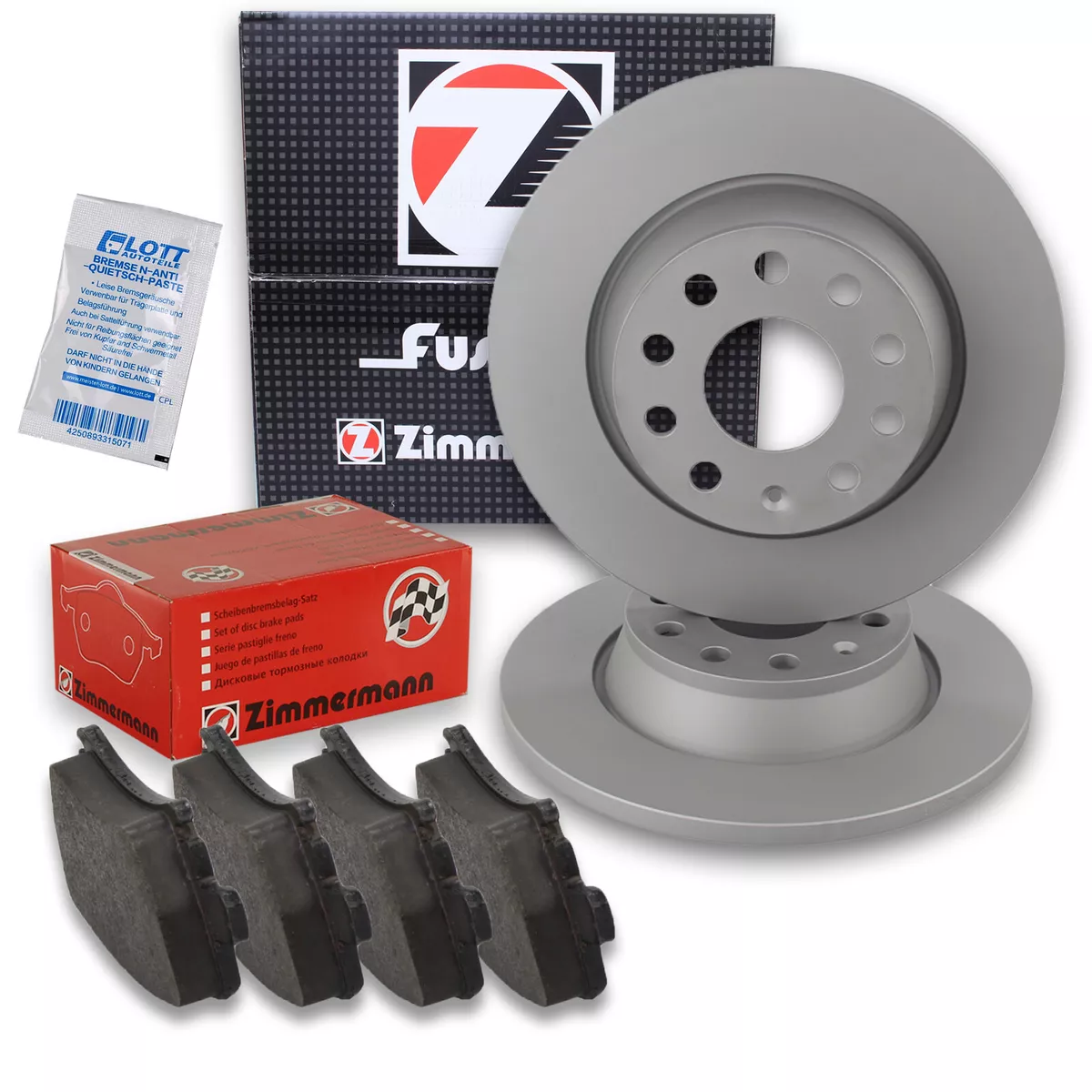 Гальмівні колодки та диски Zimmermann для Ford Focus III 1.6 LPG — надійність та безпека